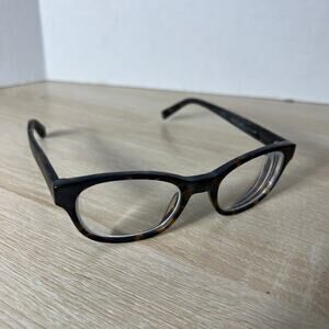 Warby Parker Webb 201 Eyeglasses Tortoise Shell PARTS ONLY 48-20-145